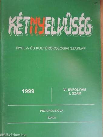 Kétnyelvűség 1999/1.