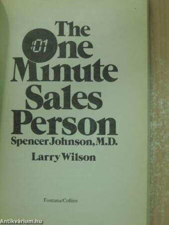 The One Minute Sales Person