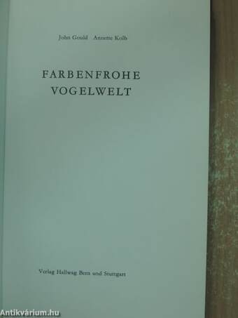 Farbenfrohe Vogelwelt