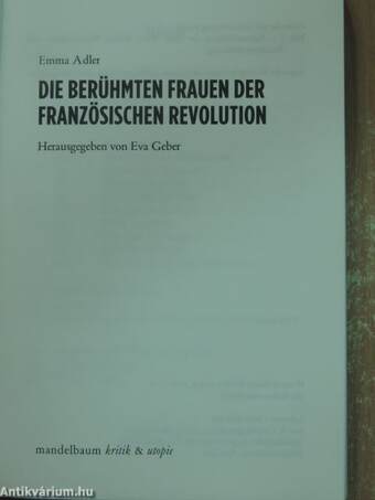 Die berühmten Frauen der Französischen Revolution