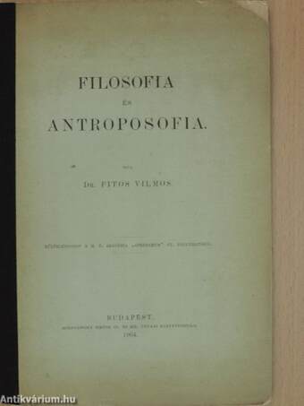 Filosofia és antroposofia