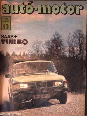 Autó-Motor 1978. január-december/Autó-Motor magazin 1978/1-2. I-II.