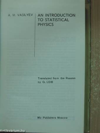 An introduction to statistical physics