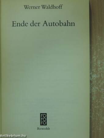 Ende der Autobahn