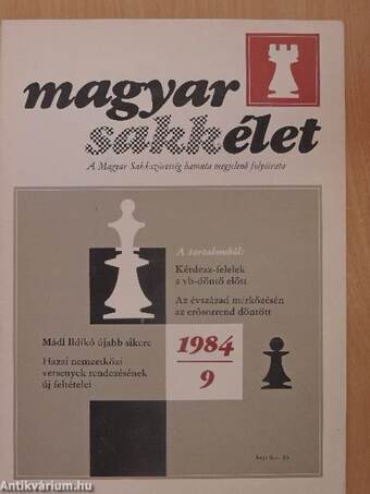 Magyar Sakkélet 1984. szeptember