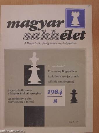 Magyar Sakkélet 1984. augusztus