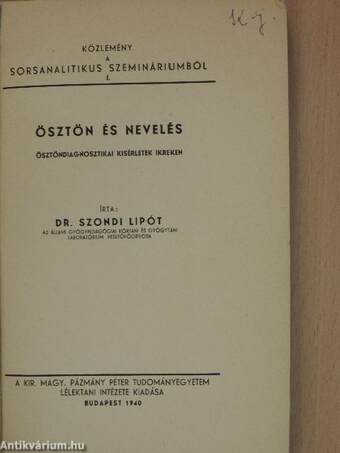 Ösztön és nevelés