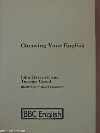 Choosing your English