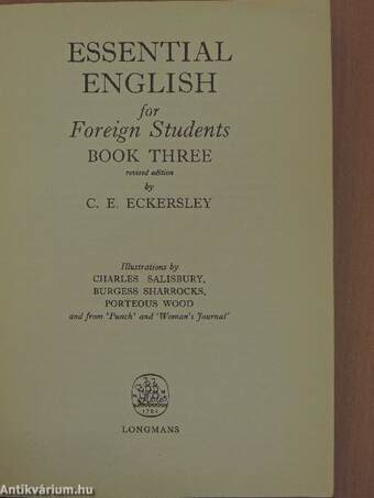 Essential English for Foreign Students Book 3.