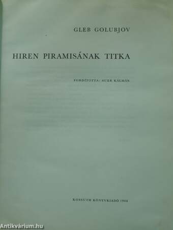 Hiren piramisának titka