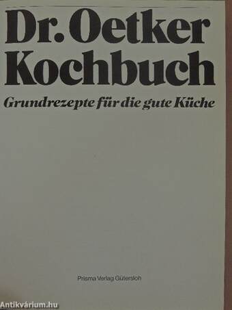 Dr. Oetker Kochbuch