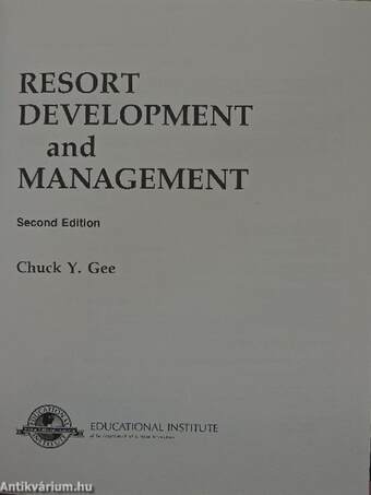 Resort Development and Management