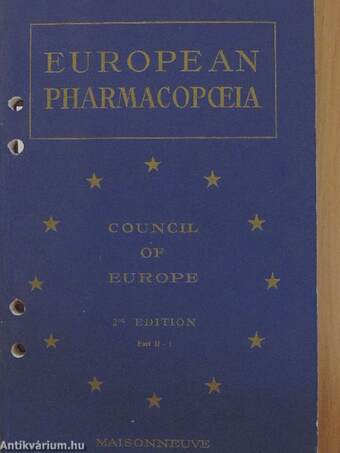 European Pharmacopoeia II. 1-8.