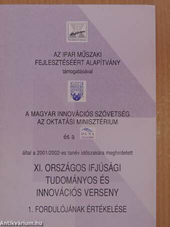 XI. Országos Ifjúsági Tudományos és Innovációs verseny 1. fordulójának értékelése