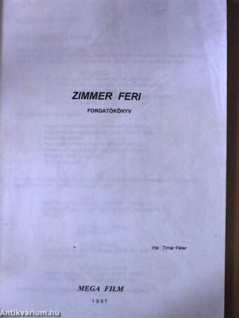 Zimmer Feri forgatókönyv