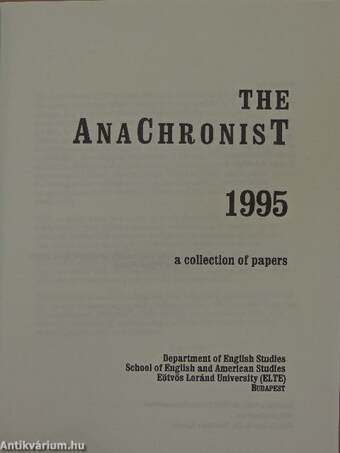 The AnaChronist 1995