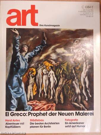 art - Das Kunstmagazin Juli 1982