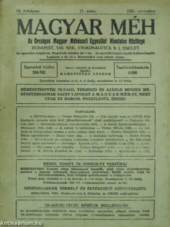 Magyar Méh 1943. november