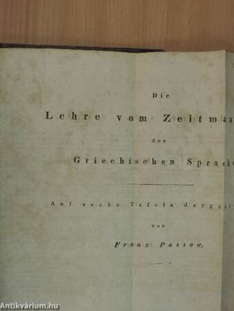 Handwörterbuch der Griechischen Sprache II. (töredék)