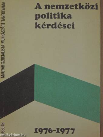 A nemzetközi politika kérdései 1976-1977