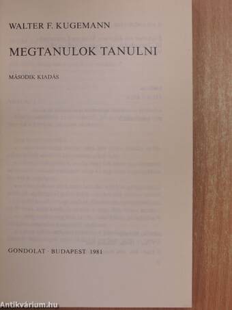 Megtanulok tanulni