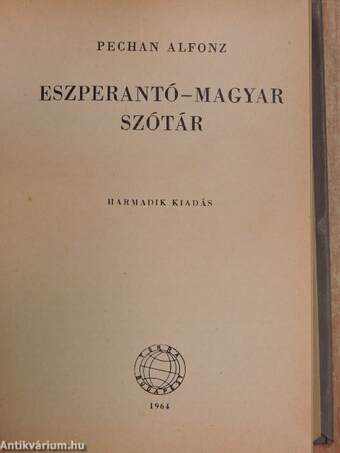 Eszperantó-magyar szótár 