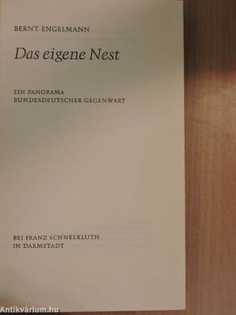 Das eigene Nest