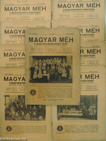 Magyar Méh 1938. (nem teljes évfolyam)