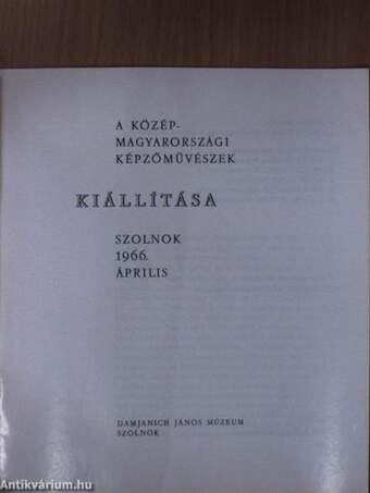 A közép-magyarországi képzőművészek kiállítása 1966