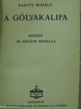 A gólyakalifa