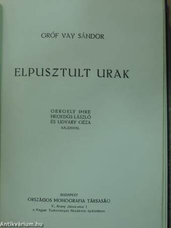 Elpusztult urak