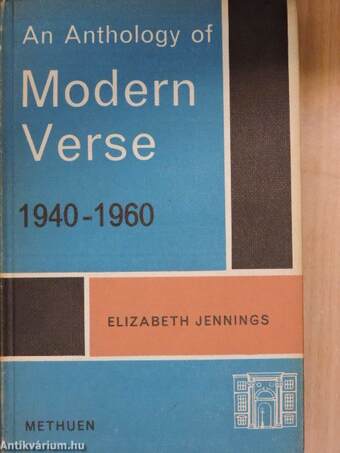 An Anthology of Modern Verse 1940-1960