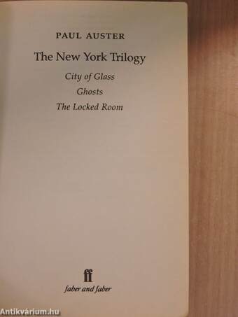 The New York Trilogy