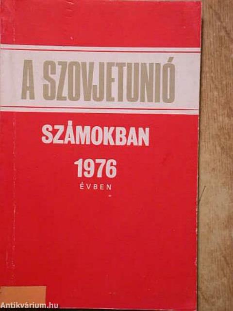 A Szovjetunió számokban 1976. évben