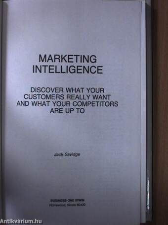 Marketing Intelligence