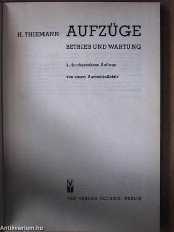 Aufzüge