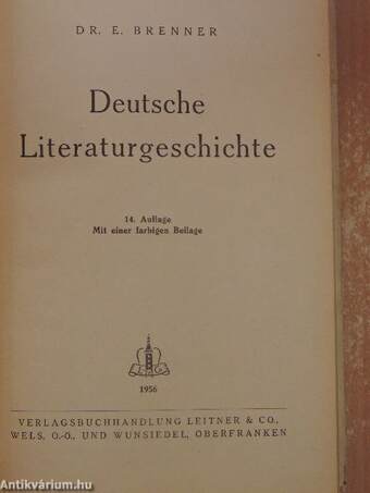 Deutsche Literaturgeschichte