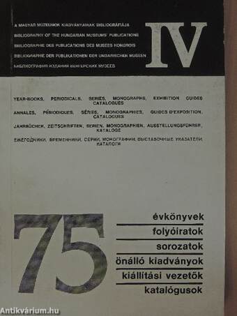 A magyar múzeumok kiadványainak bibliográfiája 1975