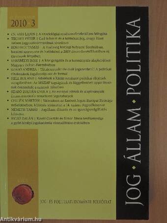 Jog-Állam-Politika 2010/3.