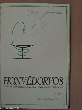 Valóság 1975. szeptember/Statisztikai szemle 1975. július/Honvédorvos 1975. január-március/Magyar Tudomány 1975. augusztus-szeptember