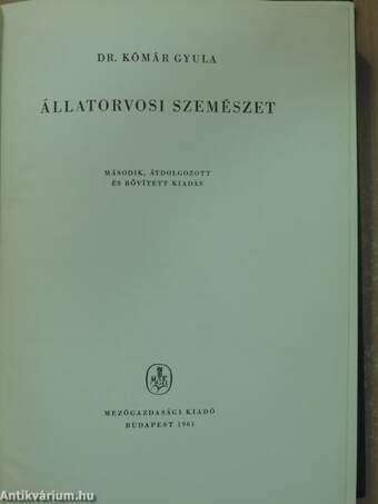 Állatorvosi szemészet