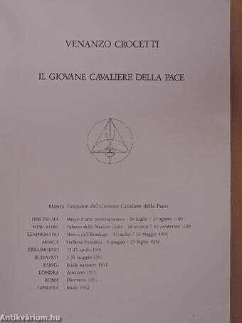 Venanzo Crocetti: Il Giovane Cavaliere Della Pace