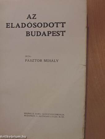 Az eladósodott Budapest