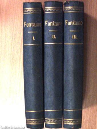 Oeuvres complétes de La Fontaine I-III.