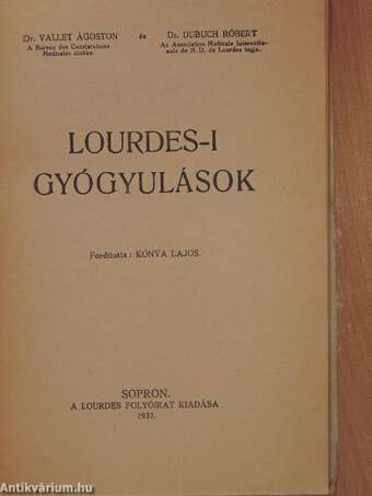 Lourdes-i gyógyulások