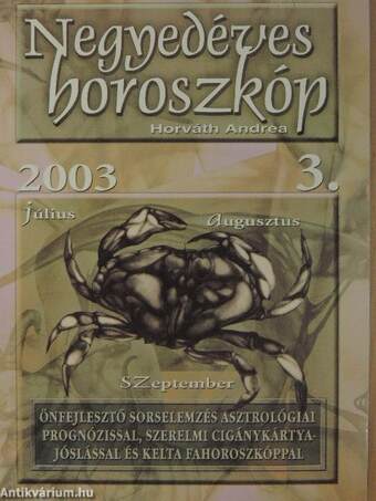 Negyedéves horoszkóp 2003/3.