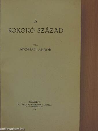 A rokokó század