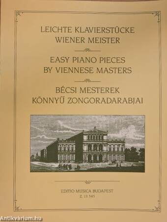 Bécsi mesterek könnyű zongoradarabjai