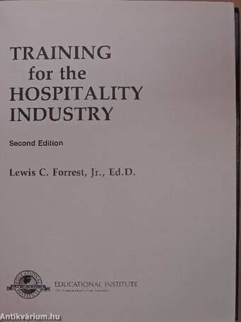 Training for the Hospitality Industry