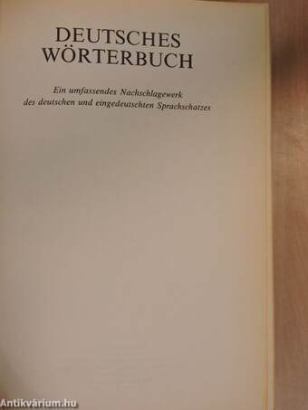 Deutsches Wörterbuch